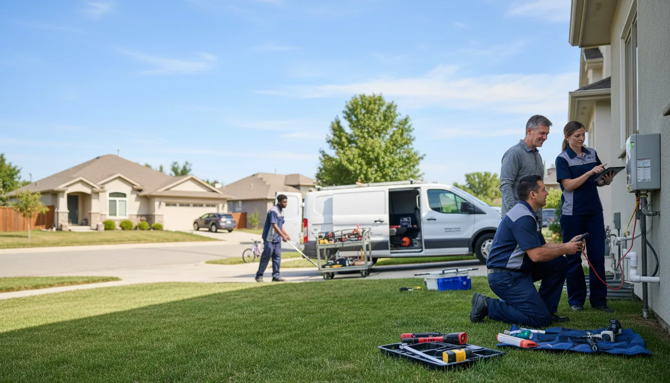 Tankless water heater service in Preston, MS